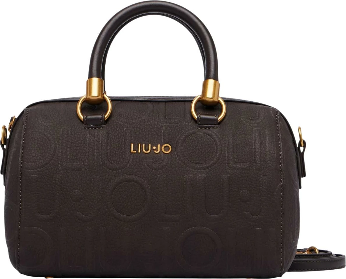 Çantë krahu për femra Liu Jo Boston Bag AF6160 E1139, kafe e errët