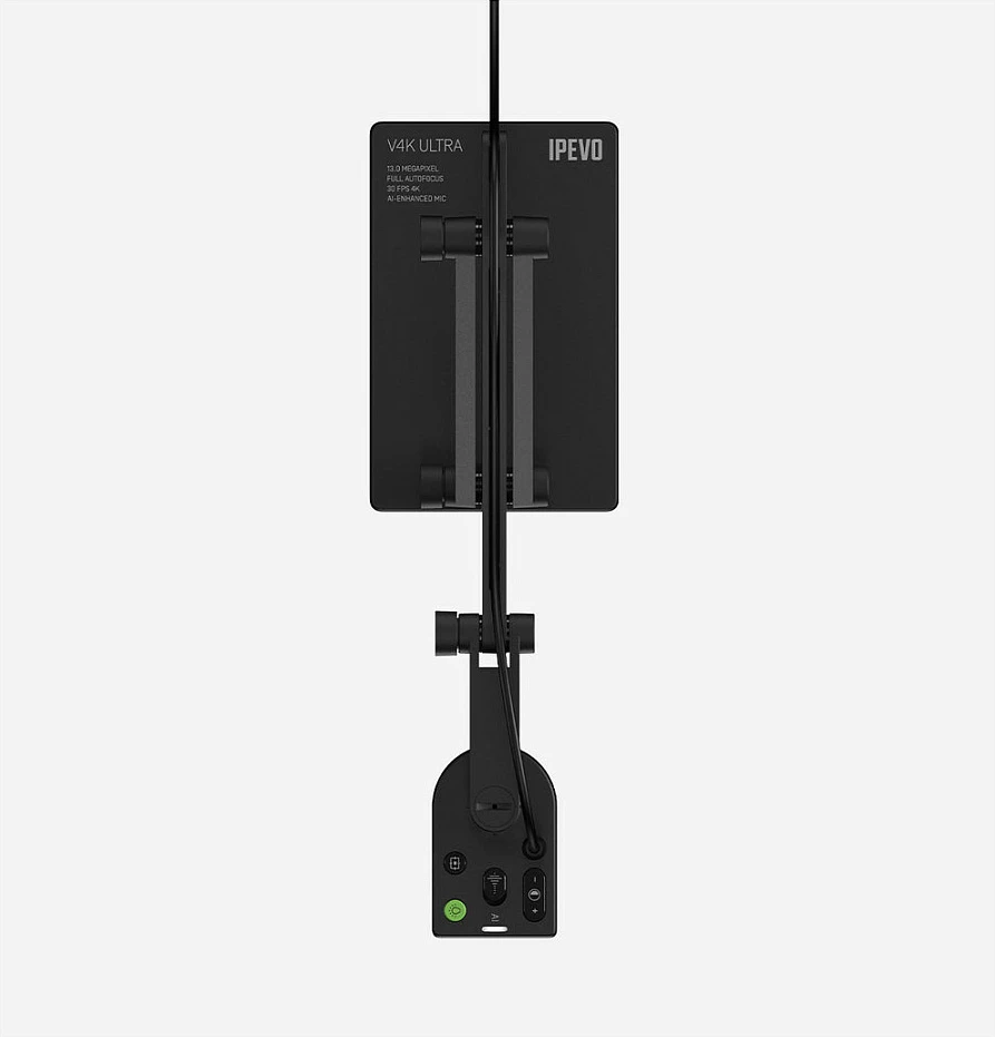 Kamerë dokumentesh USB IPEVO V4K Ultra, 13 MP, 4K Ultra HD, me mikrofon, e zezë
