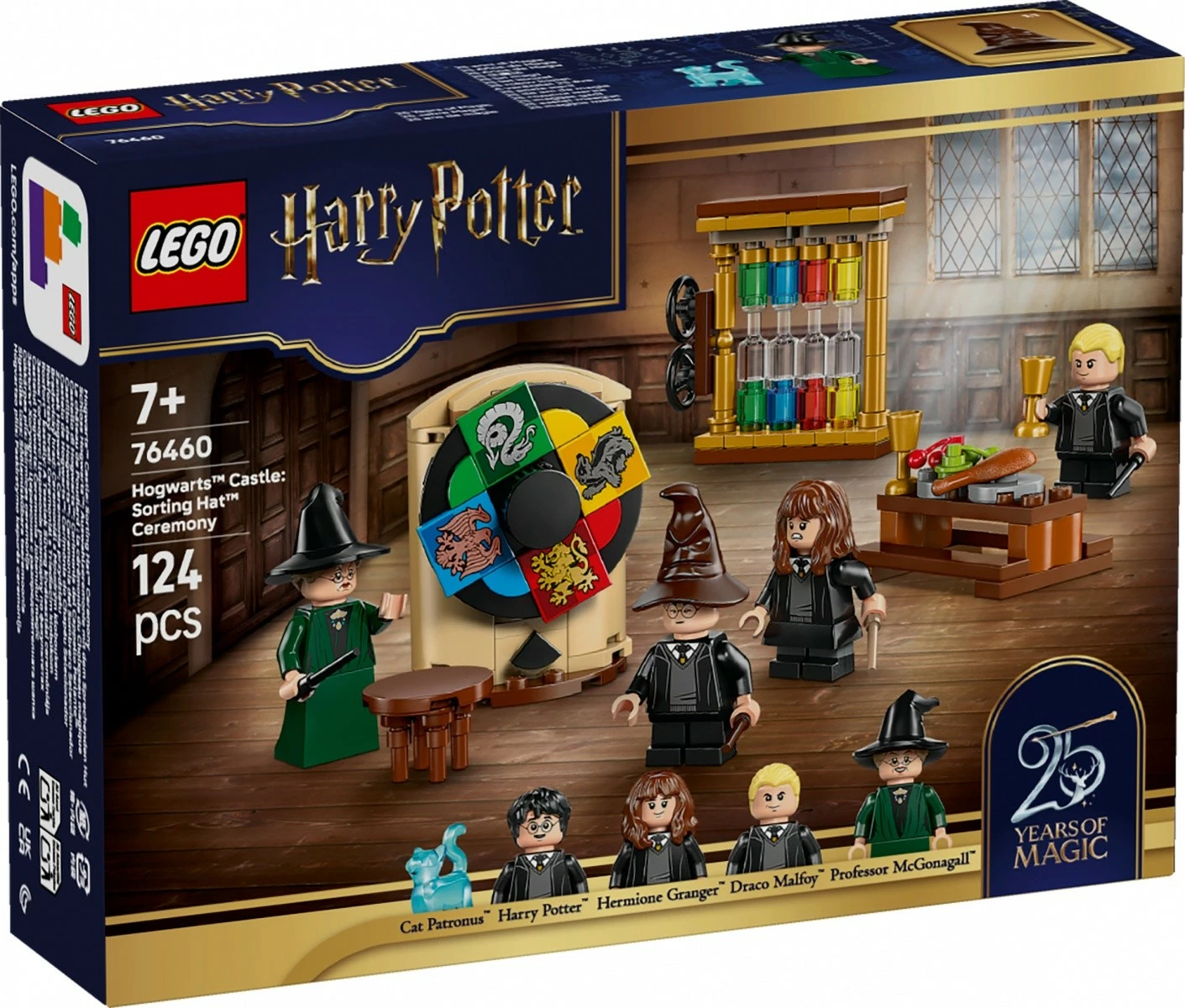 Set lodrash LEGO Harry Potter 76460 Hogwarts Castle: Sorting Ceremony, 124 pjesë, 7+