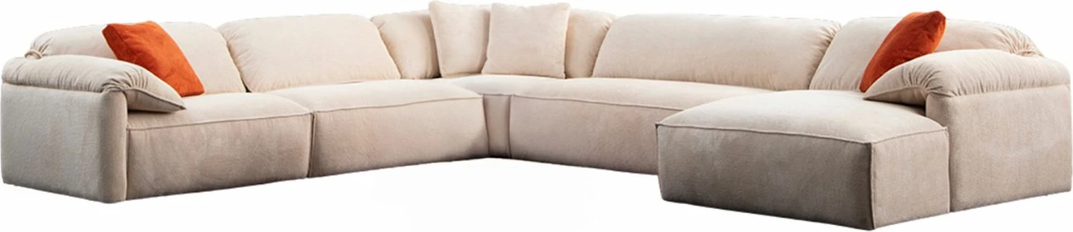 Këndare Flamingo, krem, Atelier del Sofa, set me 5 pjesë