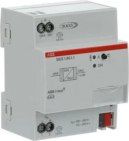 Kontroller DALI ABB 2CDG110198R0011, KNX i-bus, Single-Master, 64 pajisje, IP20, gri