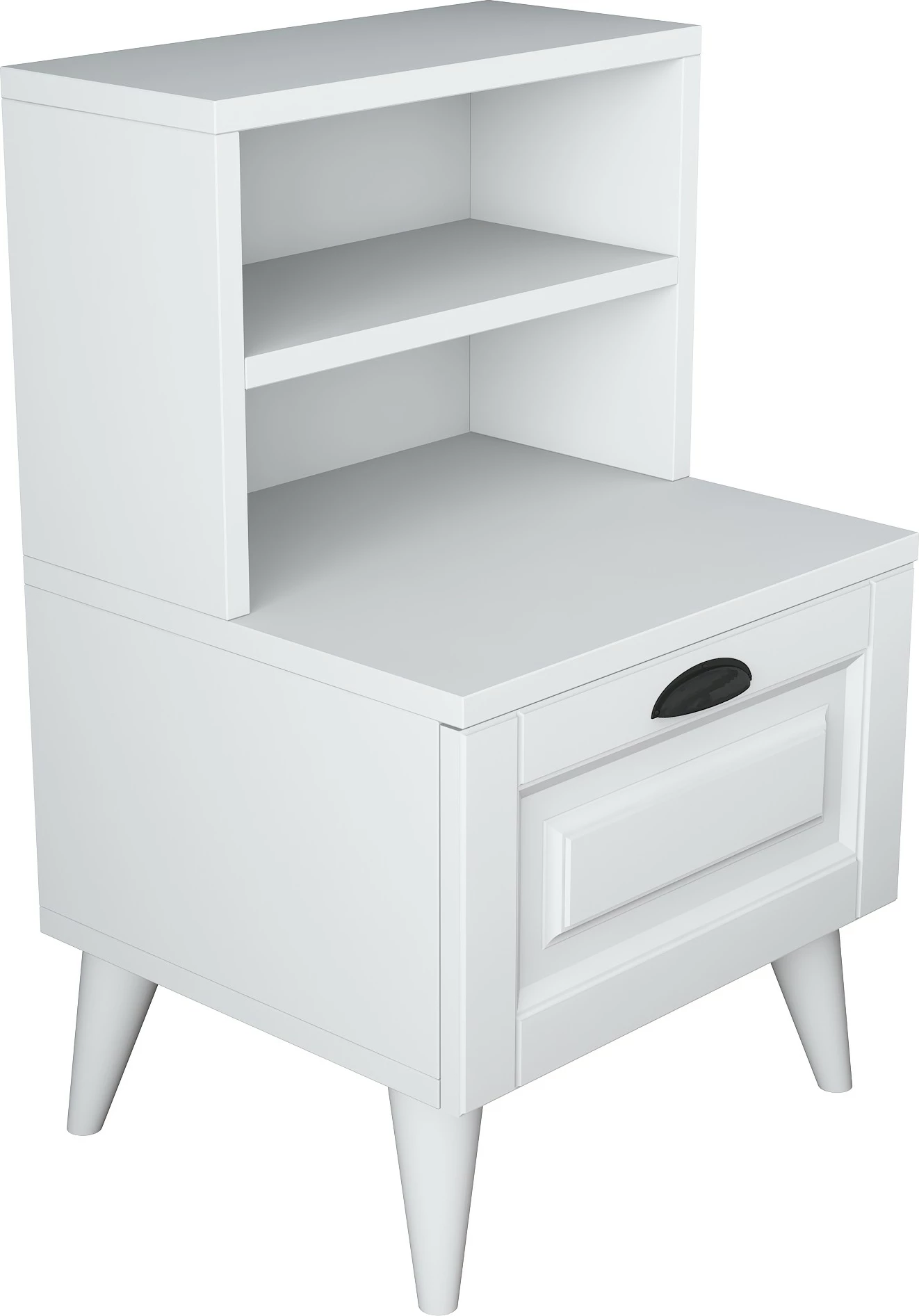 Komodinë natës Hanah Home, BD105 - 2785, e bardhë