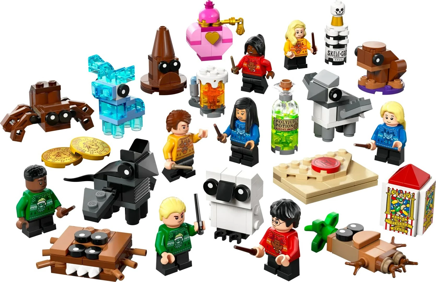 Kalendar advent LEGO Harry Potter 76456, 278 pjesë, 8 minifigura