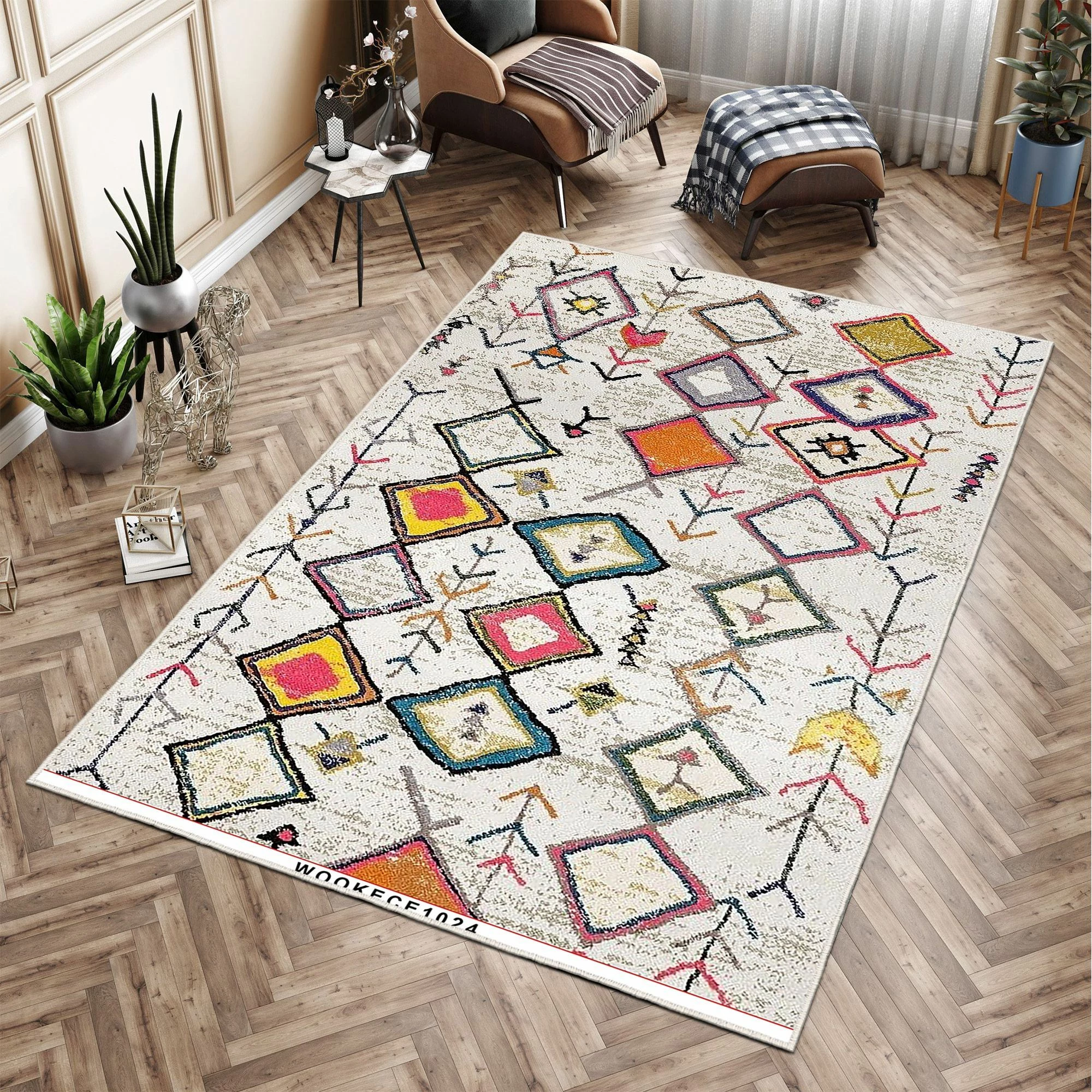 Qilim shumëngjyrësh Conceptum Hypnose, 80x120cm, W1024