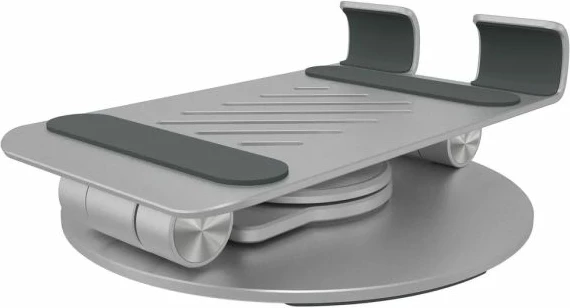 Mbajtëse tavoline për tablet dhe celular ICYBOX IB-TH201-R deri 12.9", 360° rrotullim, argjendtë/zi-gri