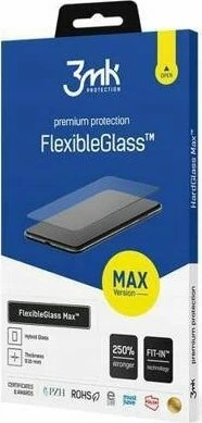 Xham mbrojtës 3MK FlexibleGlass Max për Apple iPhone 16 Pro Max, 0.2 mm, 7H, 1 copë