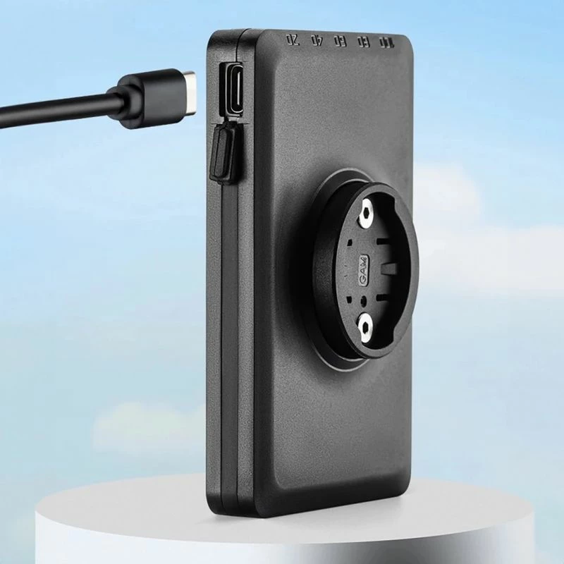 Dritë përpara biçiklete Rockbros JP008 me power bank 5000mAh 150lm, e zezë
