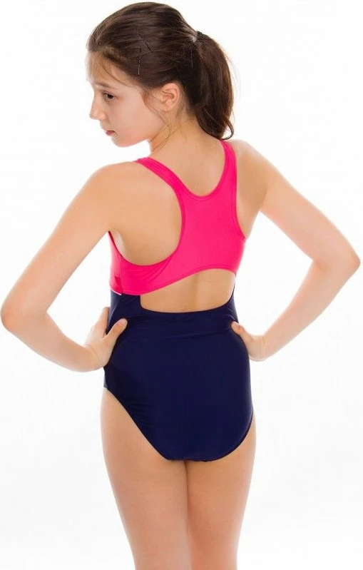 Bikine për vajza Aqua-Speed EMILY, blu deti me rozë