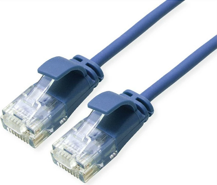 Kabllo rrjeti ROLINE GREEN 21.44.3945, Cat6a, 2 m, RJ-45, crossover, blu
