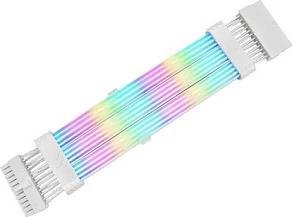 Kabllo ARGB Thermaltake Mod Snow, 24-Pin ATX, Female/Female, e bardhë