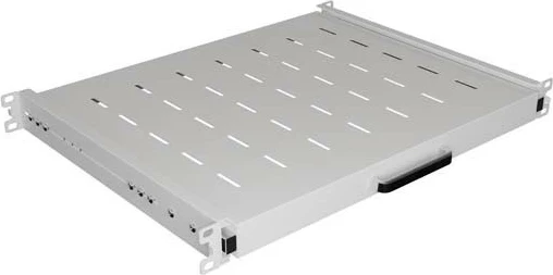 Raft tërheqës LANBERG për rack 19'' 1U, 350mm, ngjyrë gri