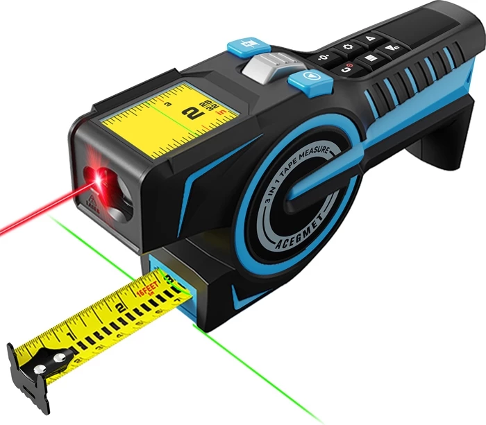 Matës distance me laser Mileseey DTX 10, deri 120 m, Bluetooth, metër shirit i integrum