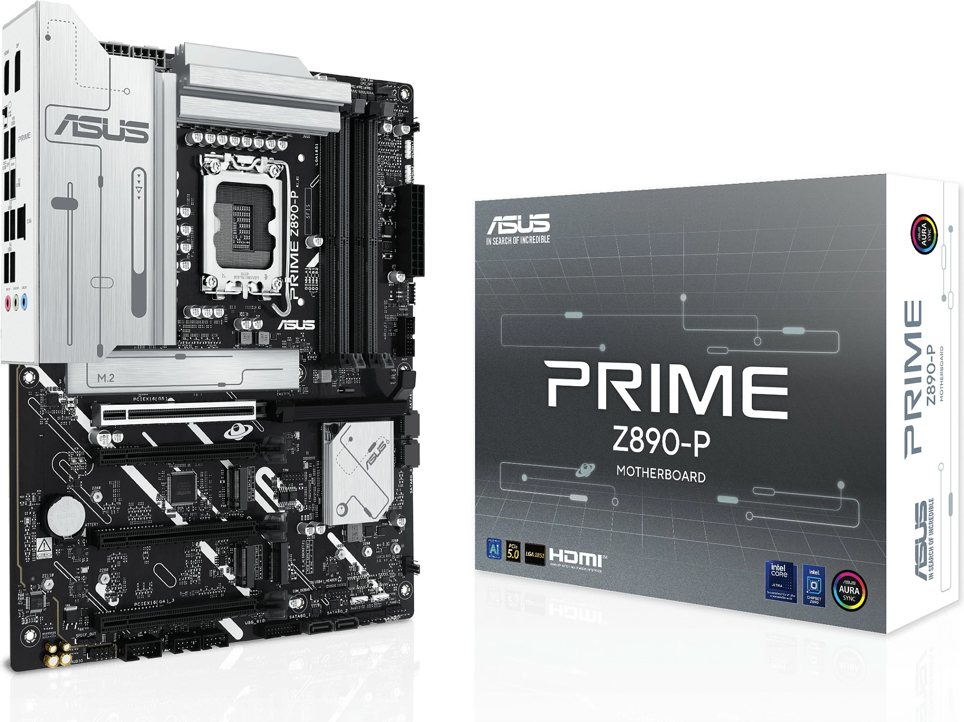 Pllakë amë ASUS PRIME Z890-P, Intel, LGA 1851, DDR5, 192 GB