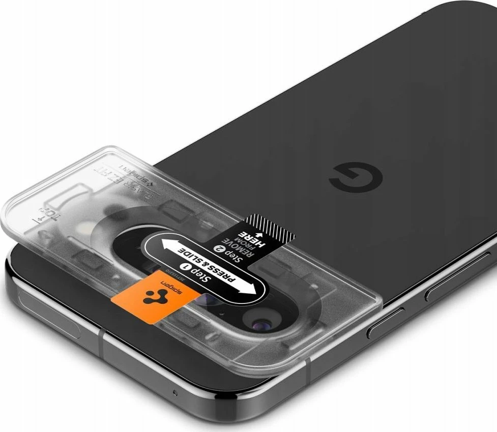Mbrojtës kamere Spigen Optik.TR EZ Fit për Google Pixel 9 Pro, xham i kalitur 9H, 2 copë, transparent