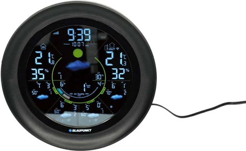 Stacion moti Blaupunkt WS65BK APP, me ekran LCD, i zi