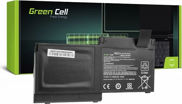 Bateri laptopi Green Cell për HP EliteBook 720/820 G1/G2, 11.25V 4000mAh, e zezë