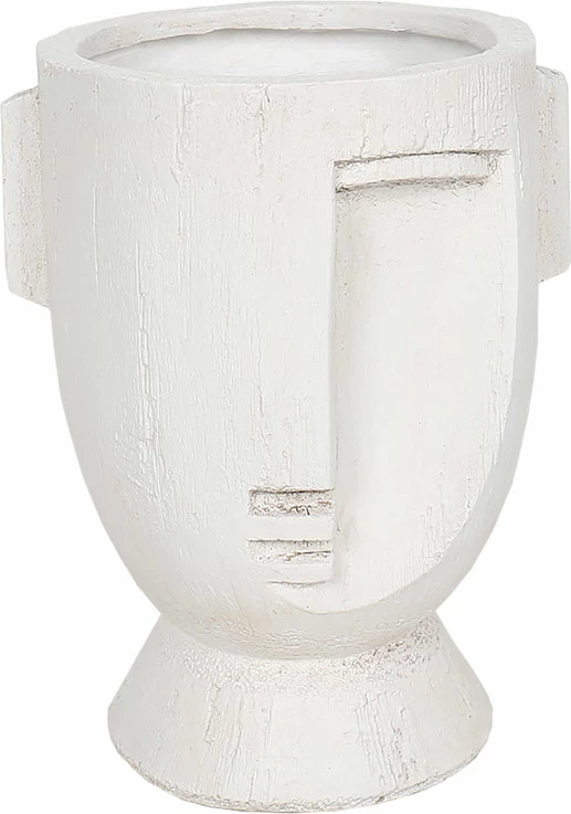 Vazë dekorative MUSE, e bardhë, 27x23.5x34.5cm