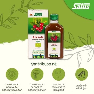 Vitaminë C SALUS Acerola, 200 ml