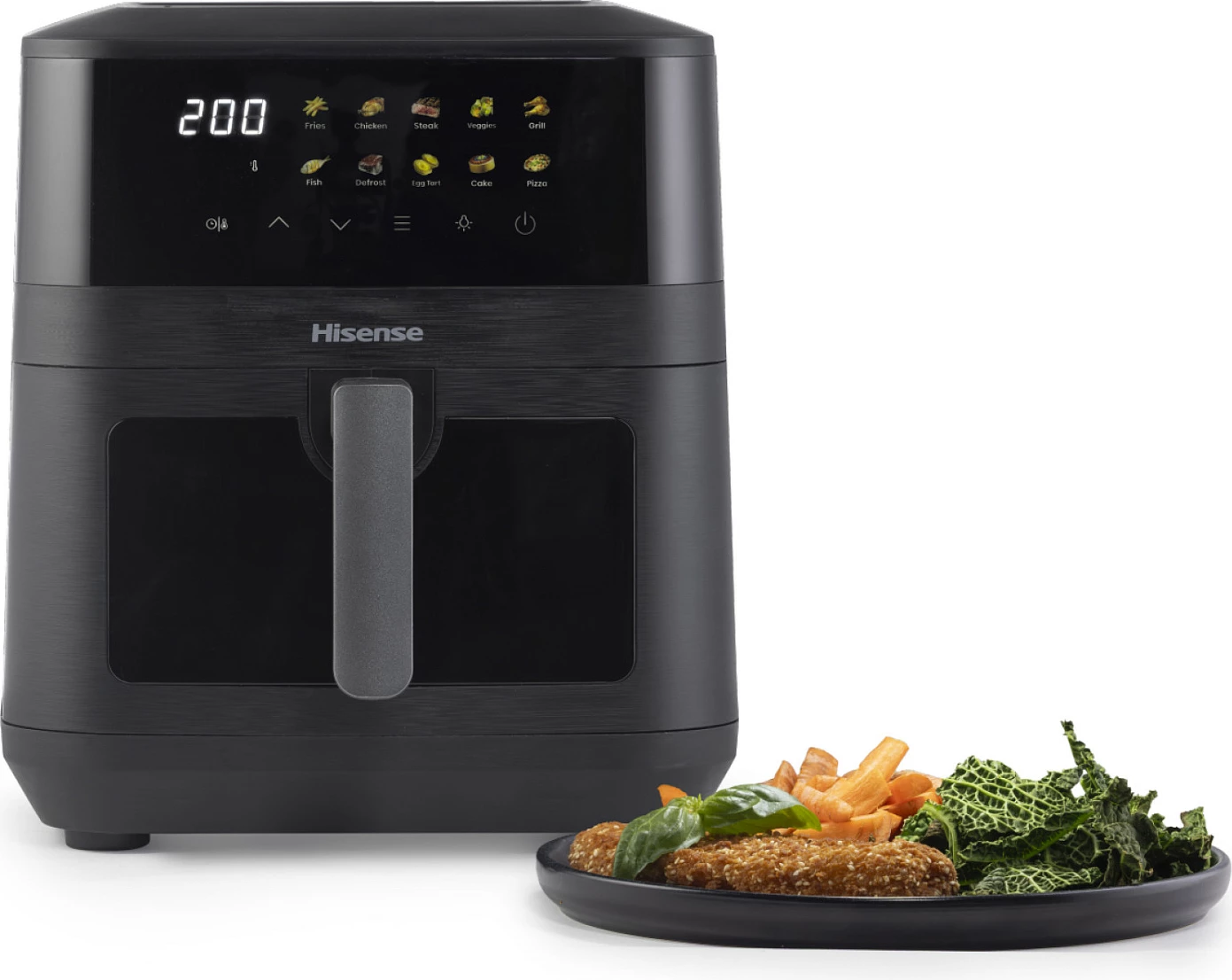 Fritezë me ajër Hisense HAF2100DCD, 2100W, 7.7L, e zezë