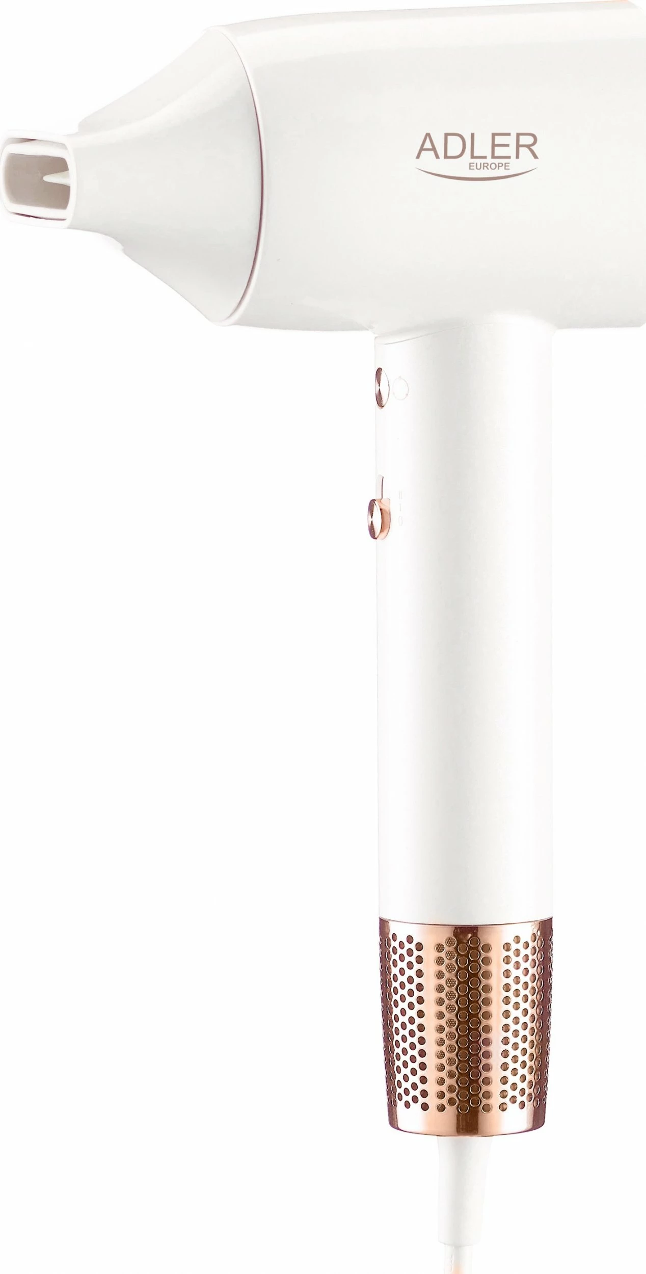 Tharëse flokësh Adler AD 2272 1600W me jonizim, motor brushless 110000 RPM, cold shot, e bardhë