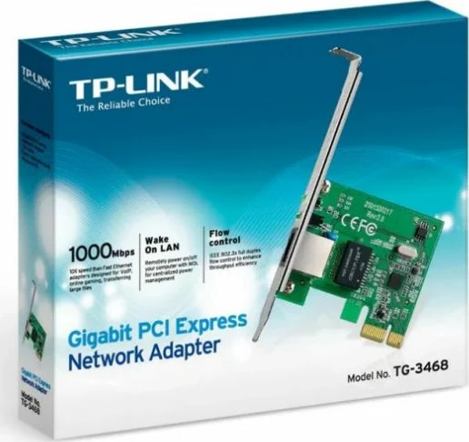 Kartë rrjeti TP-Link TG-3468, Gigabit 10/100/1000 Mbps, PCI Express x1, 1x RJ-45