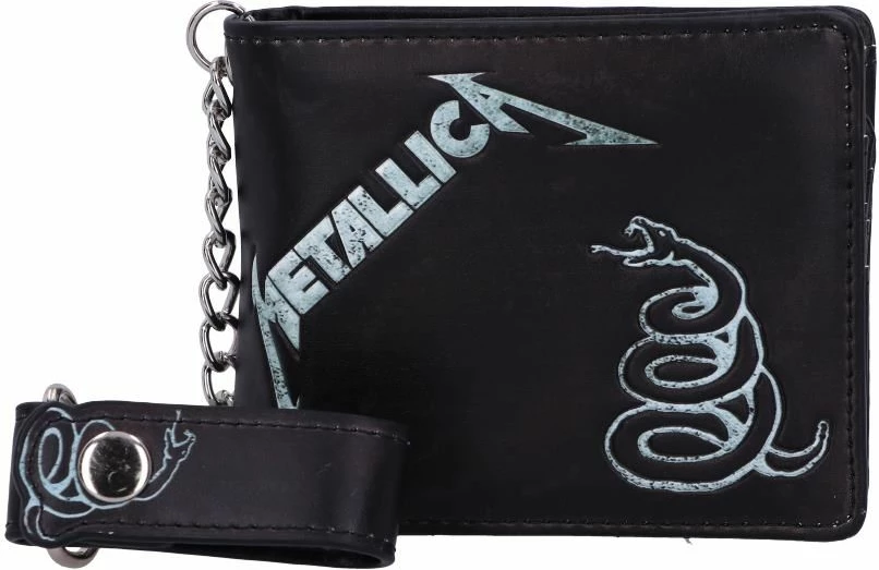 Portofol NEMESIS NOW Metallica Black Album, PU, me zinxhir sigurie, i zi