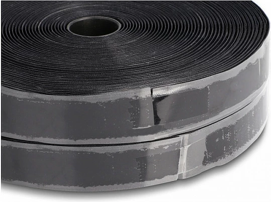 Shirit Velcro DeLOCK Heavy-Duty, vetë-ngjitës, 25 m x 25 mm, i zi