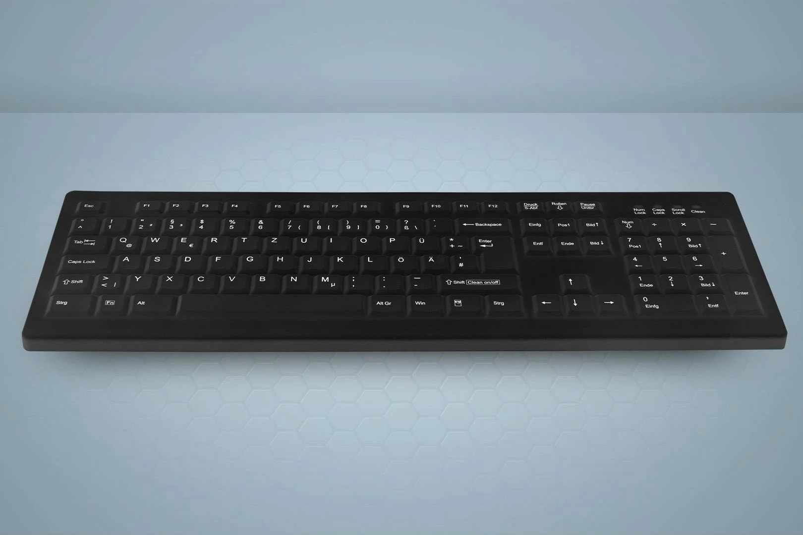 Tastierë Active Key AK-C8100, USB me kabllo, 105 taste, Scissor, e zezë