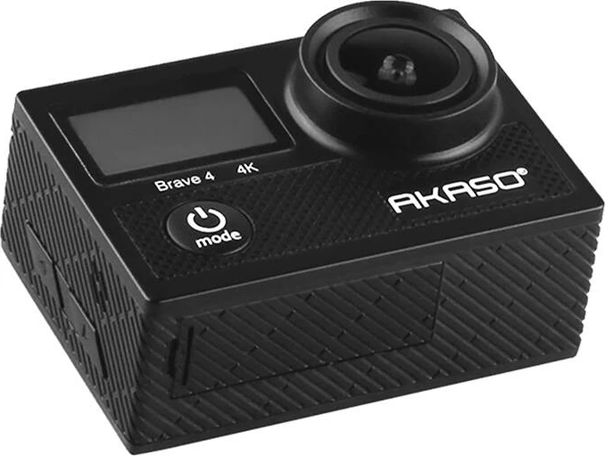 Kamerë sportive Akaso Brave 4, 4K, kënd 170°, 20MP, e zezë, set me aksesorë