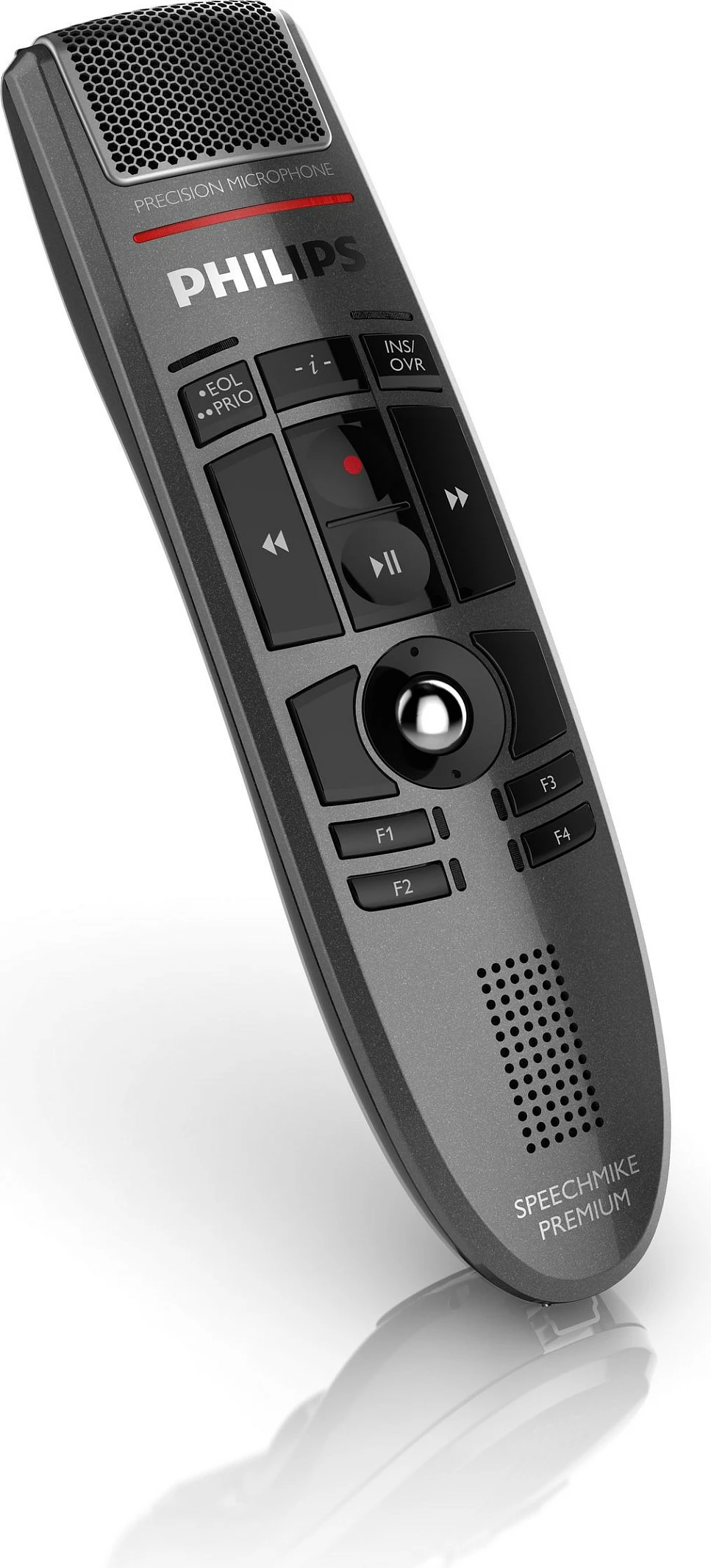 Mikrofon Philips SpeechMike Premium LFH 3500, USB, me butona, metalik
