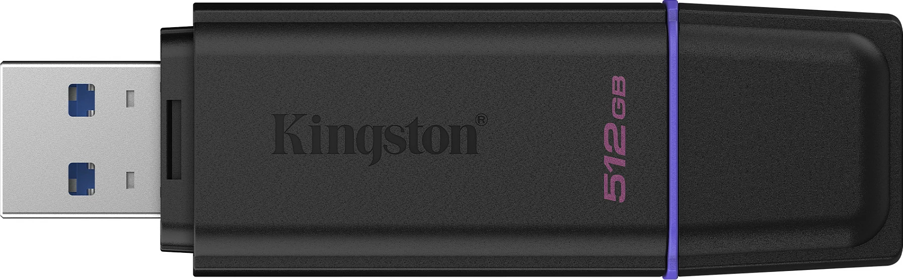 USB stick Kingston 512GB, USB 3.2 Gen 1, e zezë/vjollcë