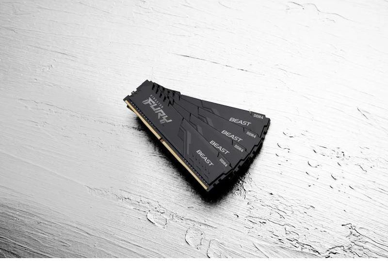 RAM Memorje, Kingston, Fury Beast (KF432C16BB 32), 32GB 3200MHz DDR4, DIMM, CL16, non-ECC, e zezë