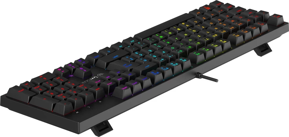 Tastierë mekanike RGB UVI Greed V2, Brown switch, 105 taste, UK layout SLO/CRO