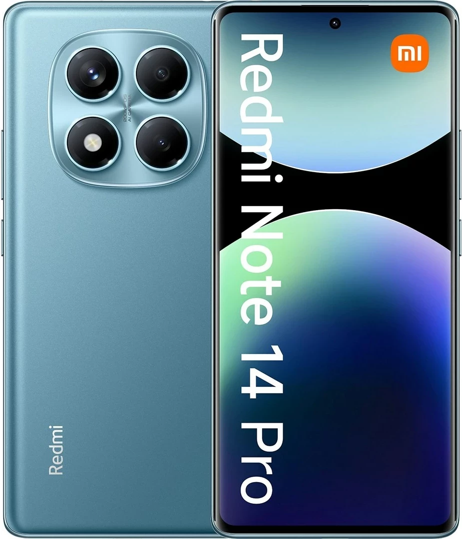 Celular Xiaomi Redmi Note 14 Pro, 6.67", 8+256GB, i kaltër