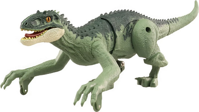 Dinozaur me telekomandë AMEWI 40013 Tyrannosaurus, 2.4 GHz, me drita dhe zë, bateri LiPo 100 mAh, jeshil