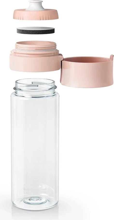 Shishe filtruese UJI Brita Vital, 600 ml, 2x filter, rozë