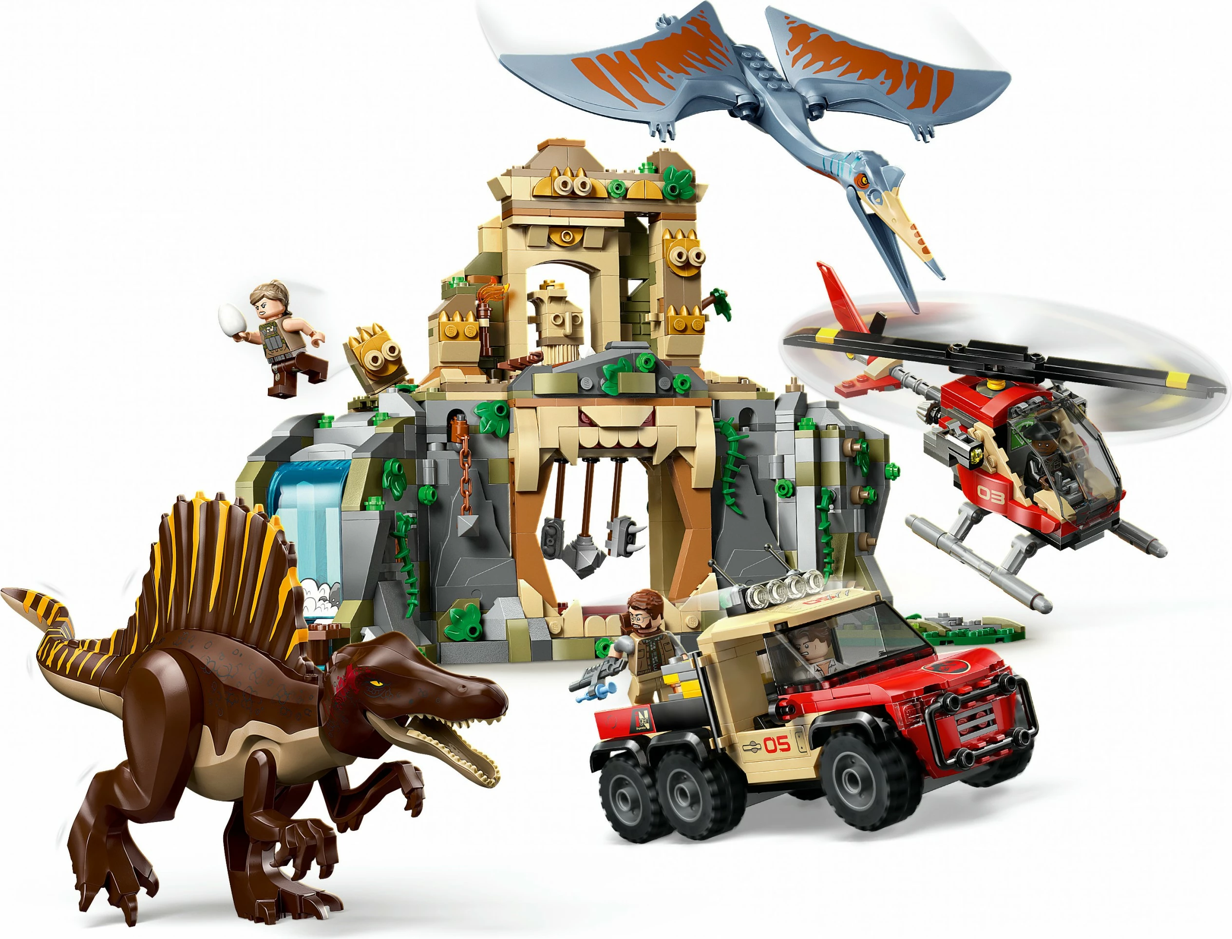 Set ndërtimi LEGO Jurassic World 76976, 984 pjesë, shumëngjyrësh