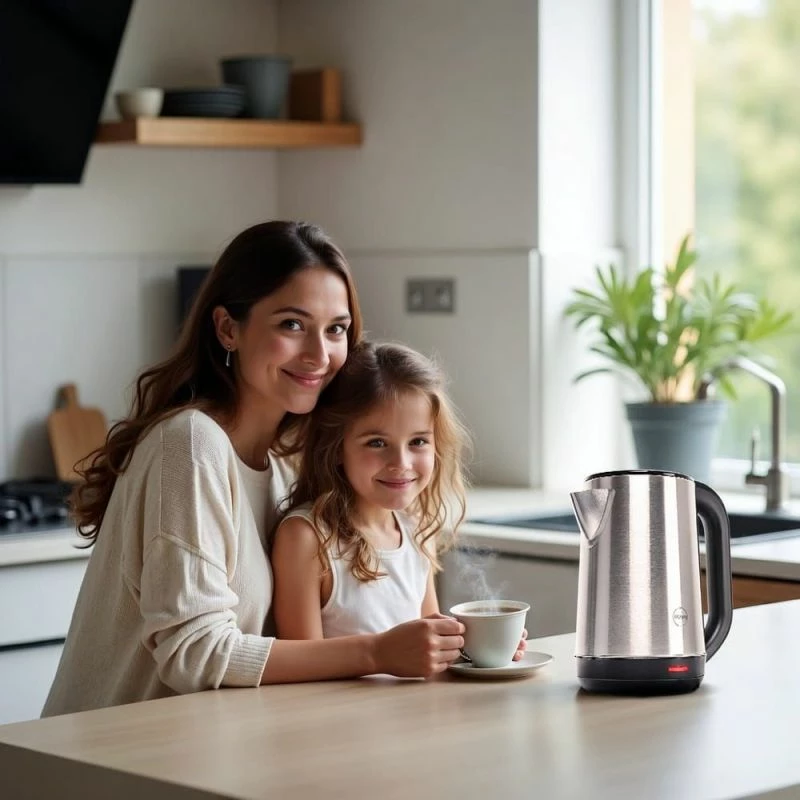 Çajnik elektrik ELDOM CS30, 2L, argjend