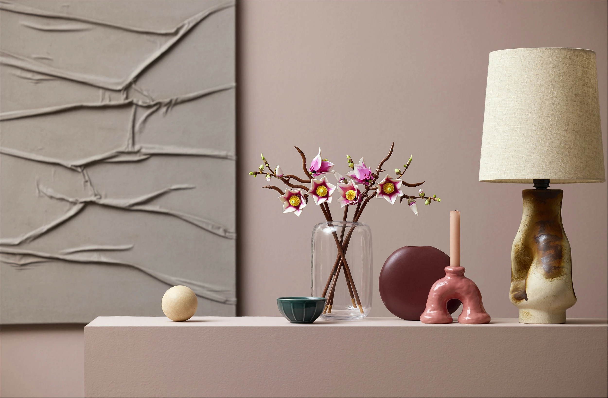 Set ndërtimi LEGO Botanicals Magnolia Branches 11510, 435 copë, 18+, shumëngjyrësh