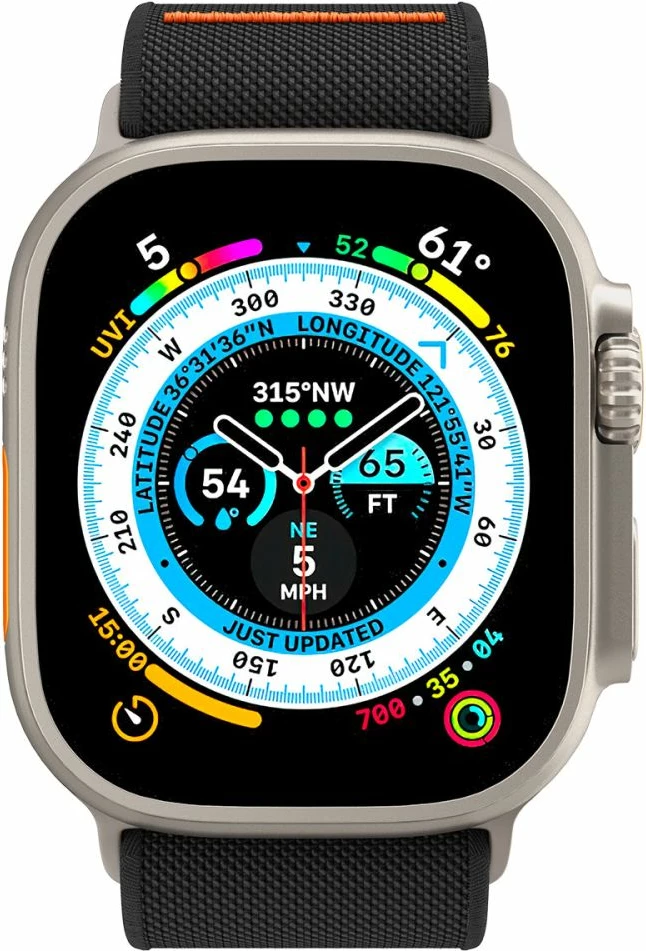 Rrip Spigen Fit Lite Ultra për Apple Watch 4/5/6/7/8/9/SE/Ultra (42/44/45/49 mm), i zi 7