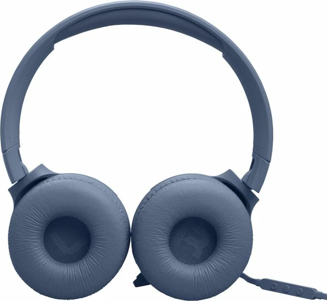 Kufje me kabllo JBL Tune 520 USB-C, Hi-Res, Pure Bass, mikrofon, on-ear, të palosshme, 120 cm, blu