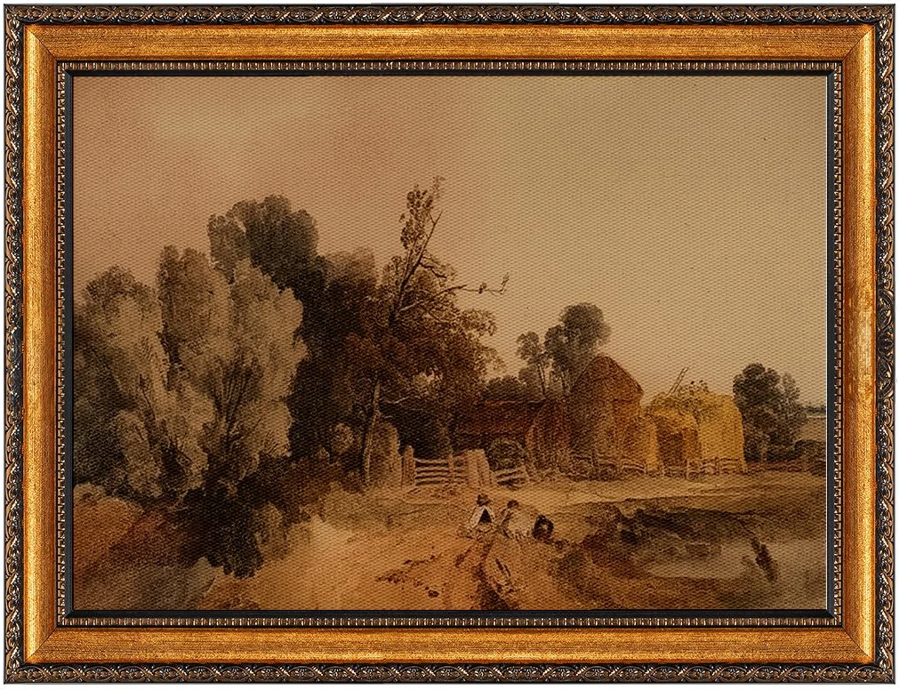 Pikturë dekorative me kornizë, shumëngjyrëshe, Wallity, ATCRCVCNVSMDL58, 50x70cm
