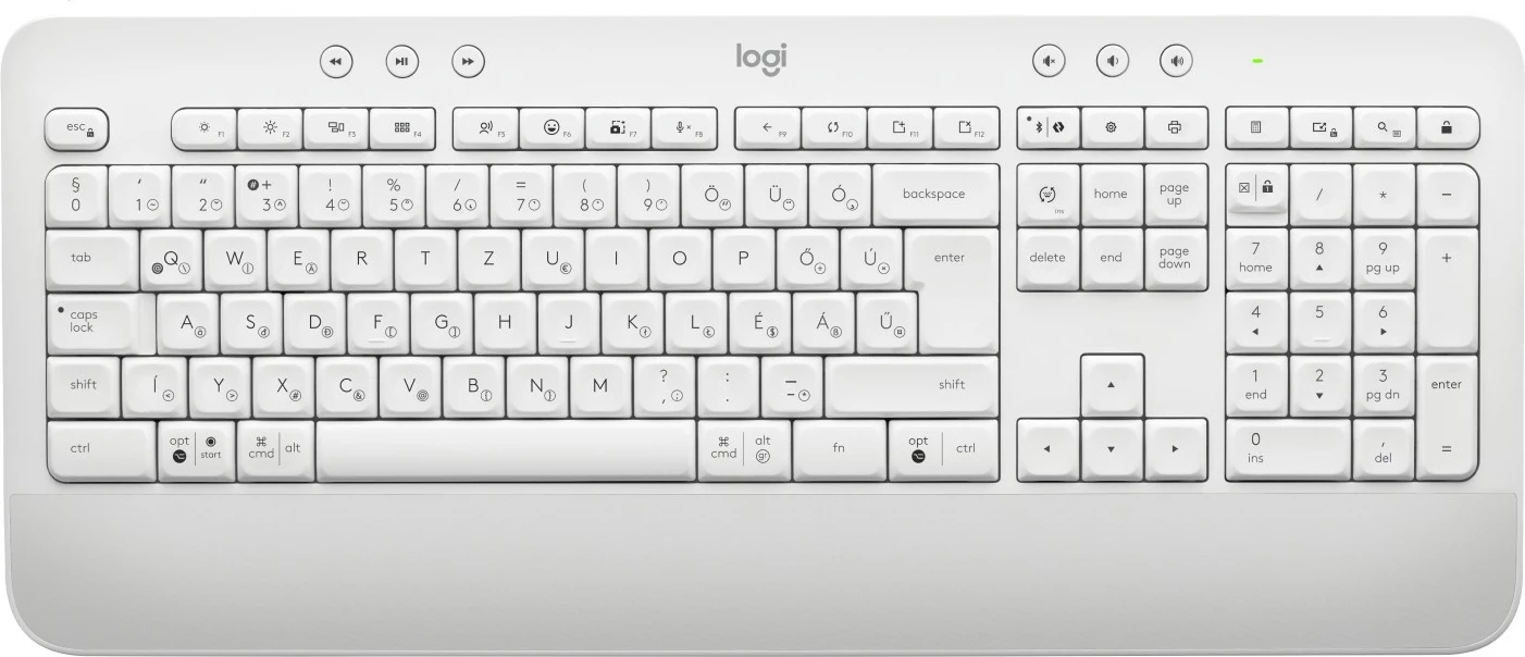 Kasë tastierë me maus Logitech Signature MK650 Combo for Business, wireless, Bluetooth, QWERTZ, e bardhë