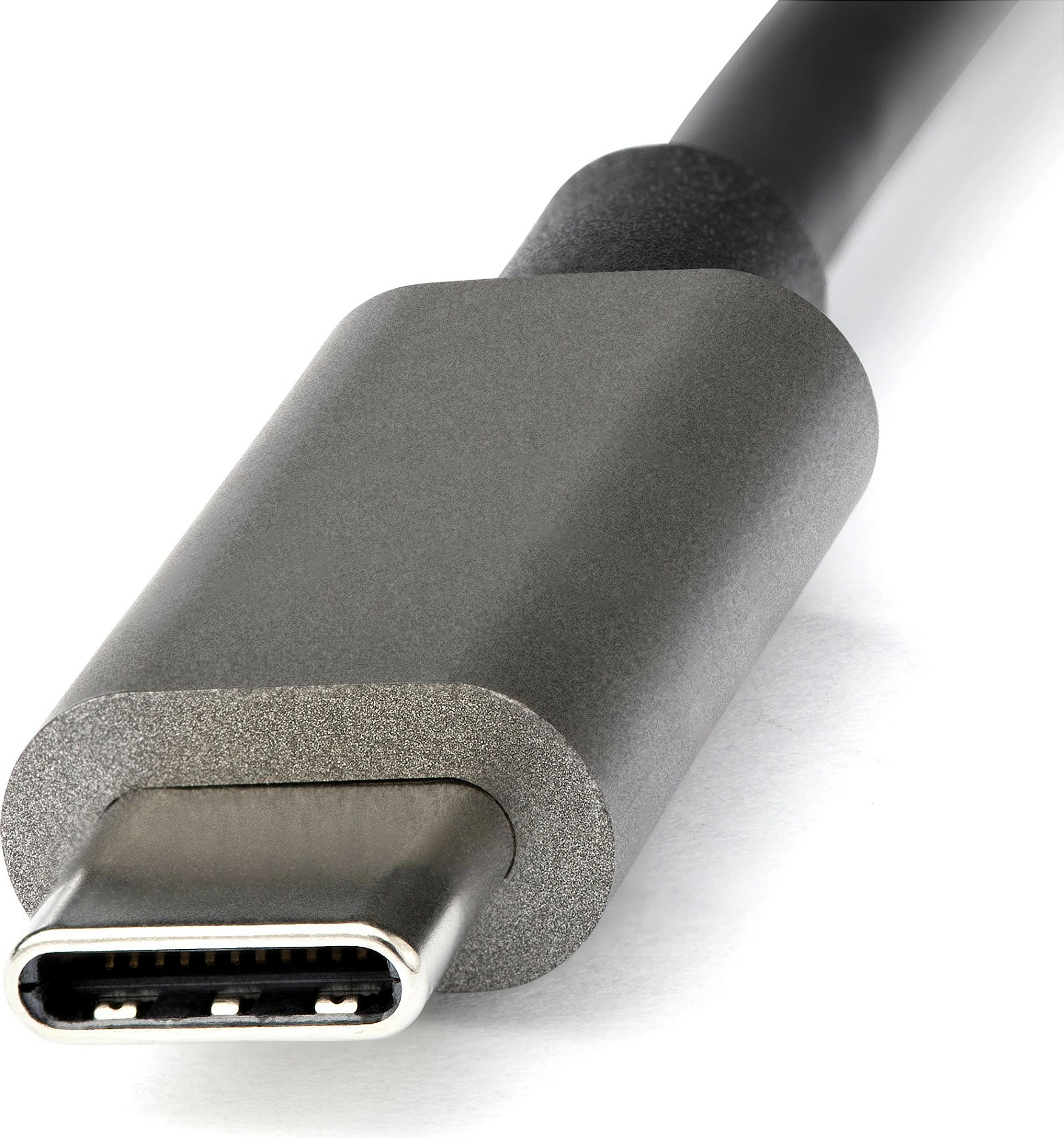 Kabllo StarTech USB-C në HDMI, 4m, 4K 60Hz, HDR10, zezë/argjend
