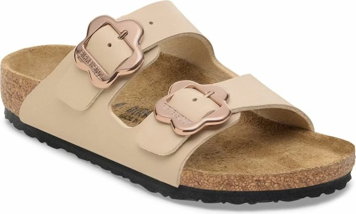 Flip-flops për fëmijë Birkenstock Arizona Flower Buckle Kids 1030439, sandcastle