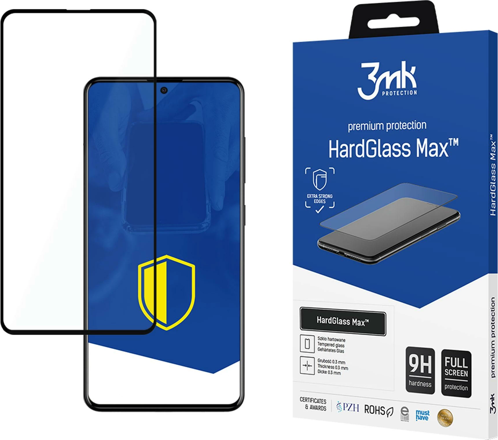 Xham i fortë 3mk HardGlass Max për Samsung Galaxy A51/A52/A52 5G/A52s 5G