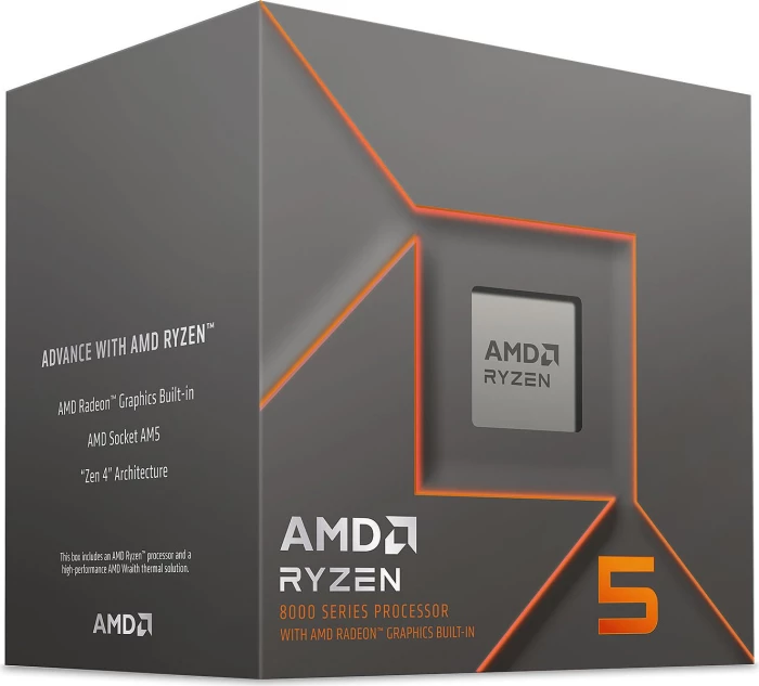 procesor AMD Ryzen 5 8500G, AM5, 6C/12T, 3.5-5.0GHz, iGPU Radeon 740M, BOX
