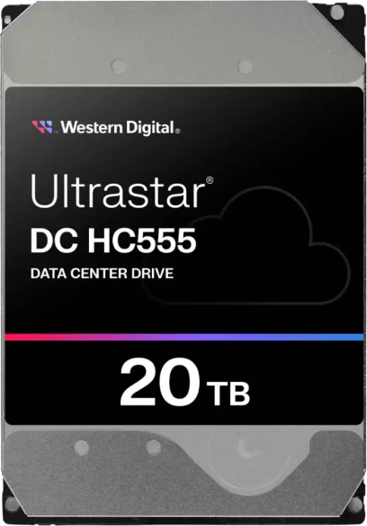 Hard disk WD Ultrastar DC HC555 WUH722020CLE6L4 0B48724 20TB 3.5\" SATA 6Gb/s 7200rpm 512MB