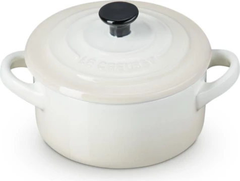 Kaserolë e vogël mini cocotte, Le Creuset, 71901107160100, 0.2 L, stoneware, meringue e bardhë