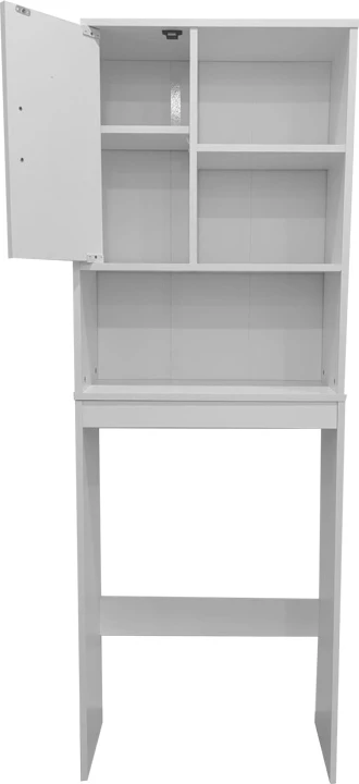 Dollap për lavanderi Tazien, ngjyrë e bardhë, 60x24x168.5cm